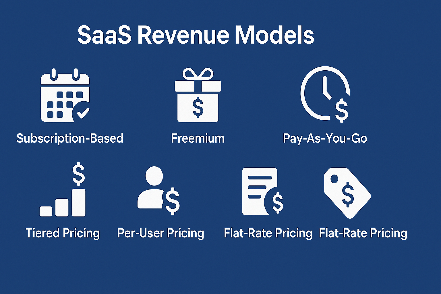 Different Types of SaaS Revenue Models