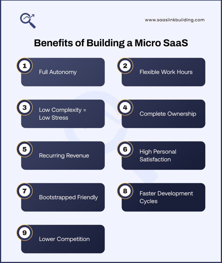 Benefits of Building a Micro SaaS